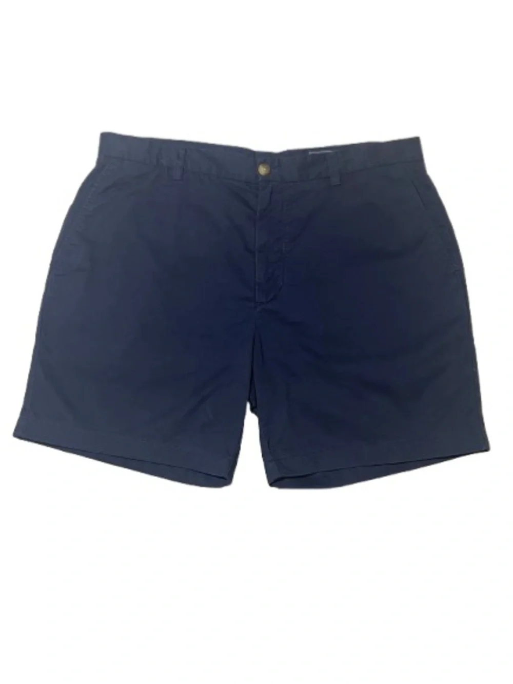 Vineyard Vines Breaker Shorts Men 38 Navy Blue Chino Stretch Flat Front Casual